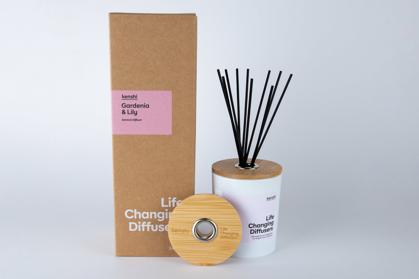 Kenshi Diffuser Gardenia & Lily 240ml (Pasta)