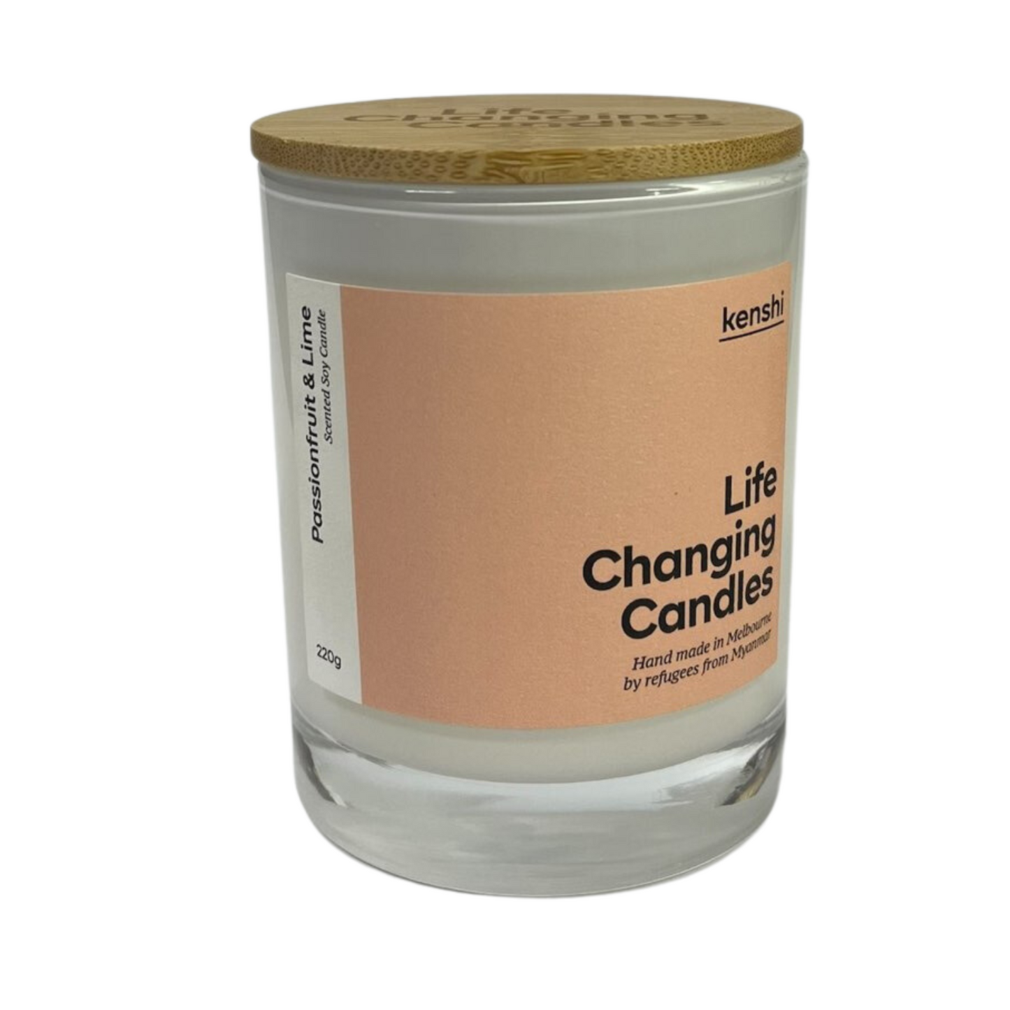 Medium size candle 220g for Fiji Kids