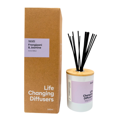 Frangipani and Jasmine Diffuser 240ml for Zimele