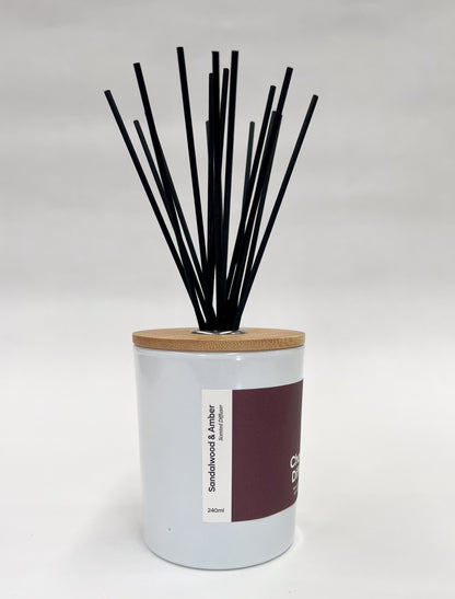 Sandalwood and Amber Diffuser 240ml for Zimele