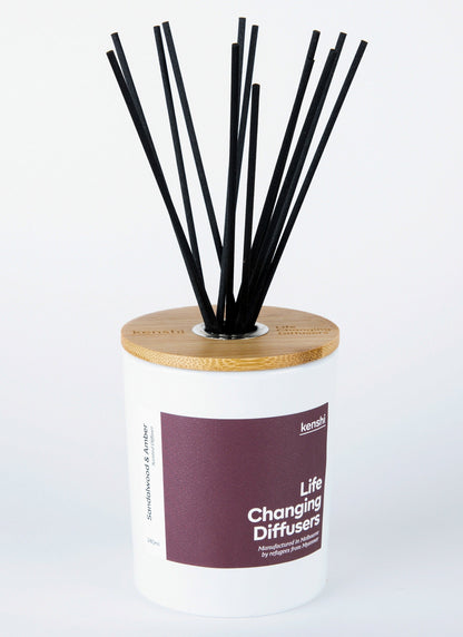 Sandalwood and Amber Diffuser 240ml for Zimele