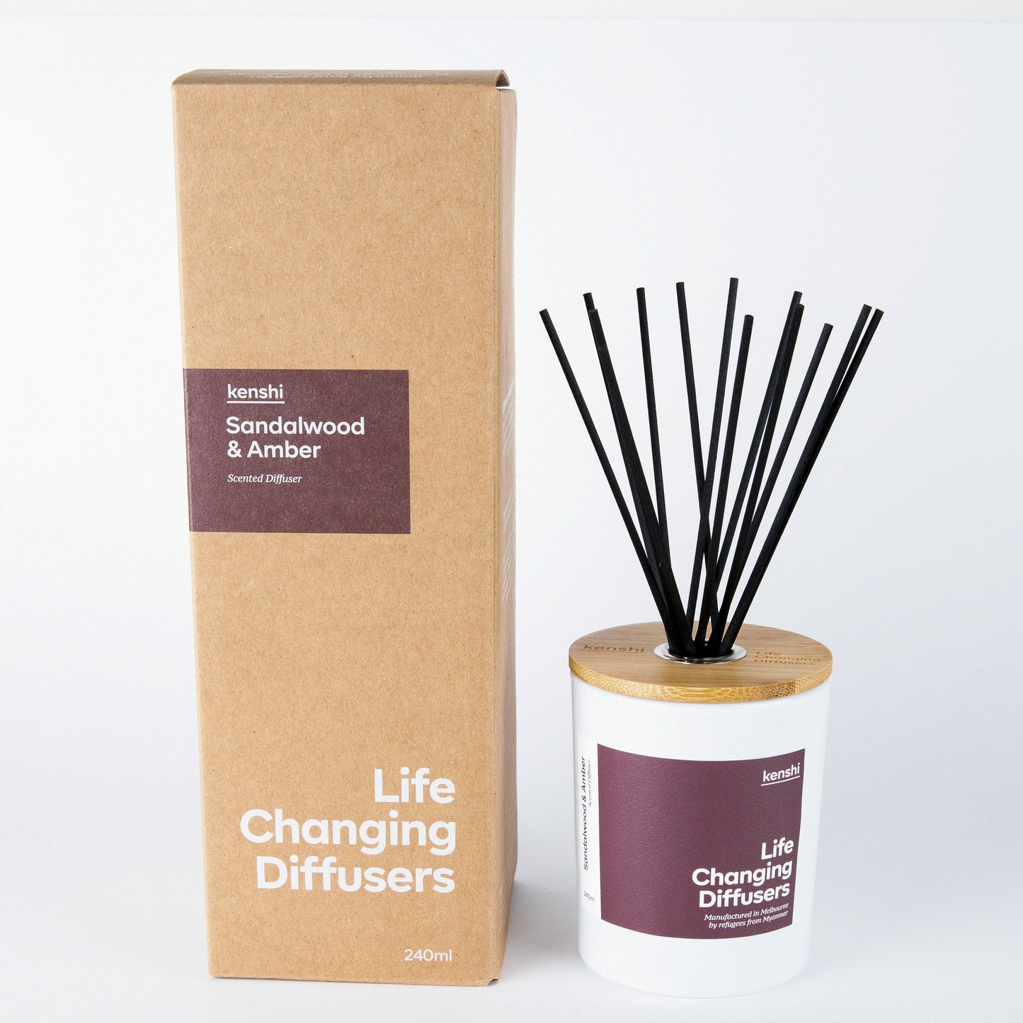 Sandalwood and Amber Diffuser 240ml for Dougies