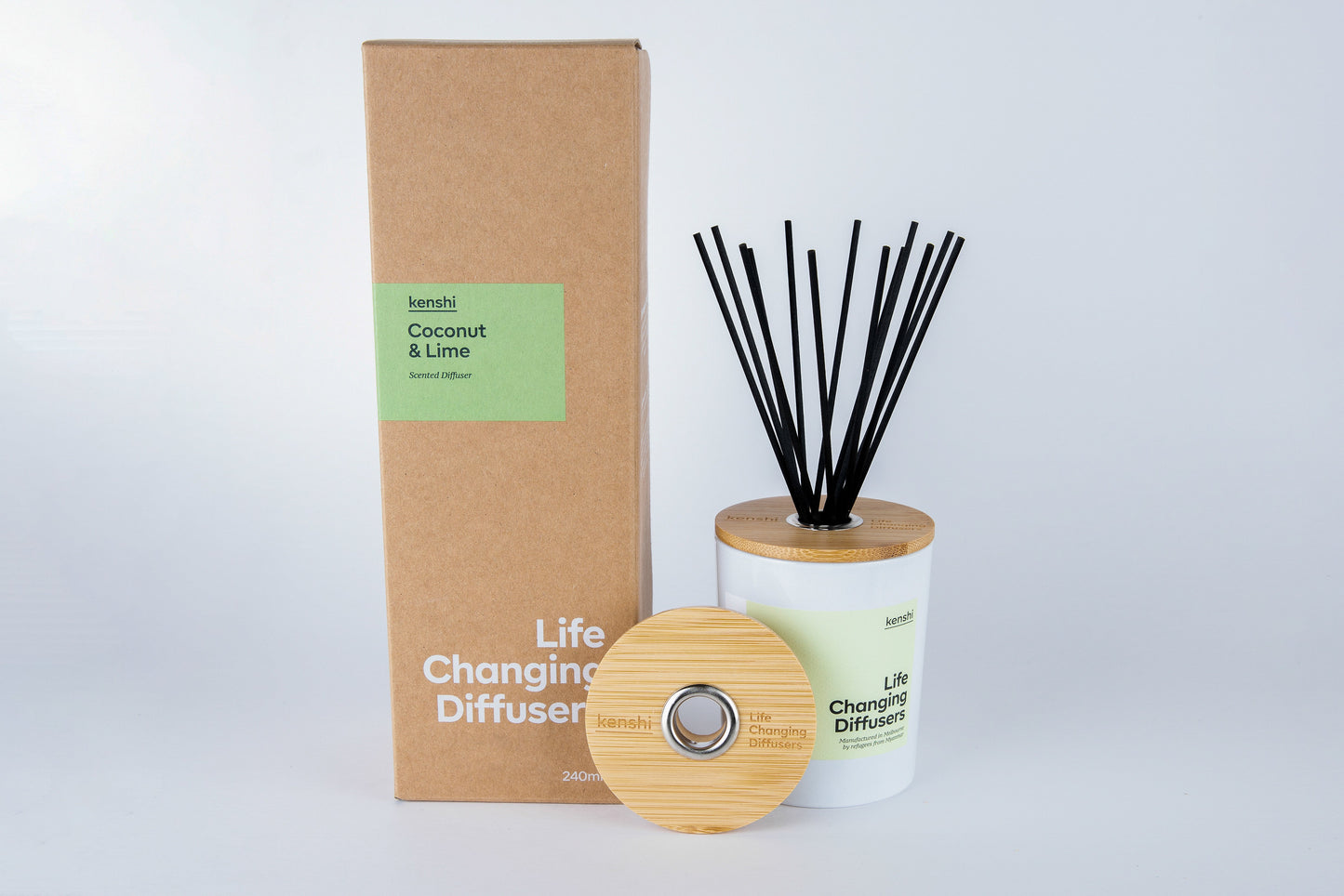Coconut & Lime Diffuser 240ml for Dougies