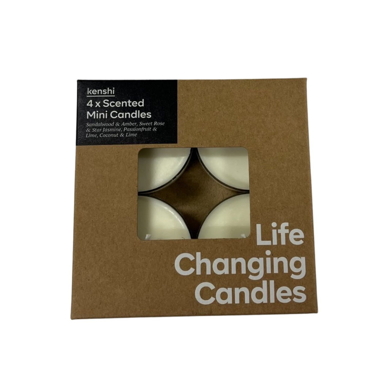 Pack of 4 Scented Mini Candles for WYI