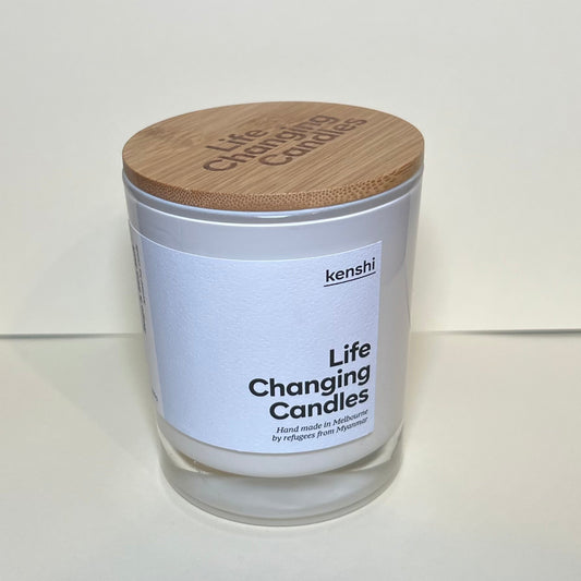 Medium size candle 220g for Zimele